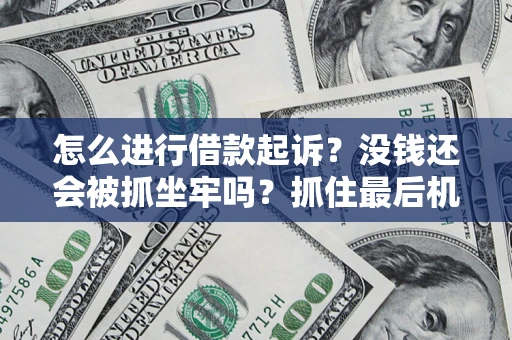 济南怎么进行借款起诉？没钱还会被抓坐牢吗？抓住最后机会！