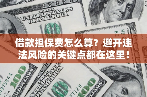济南借款担保费怎么算？避开违法风险的关键点都在这里！