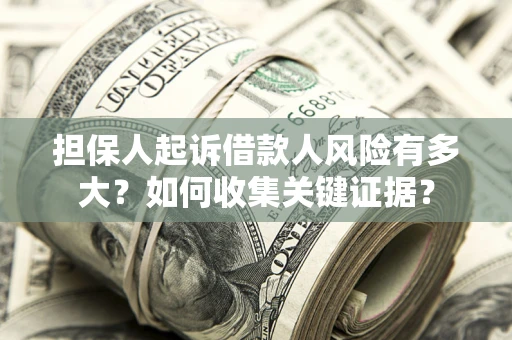 济南担保人起诉借款人风险有多大？如何收集关键证据？