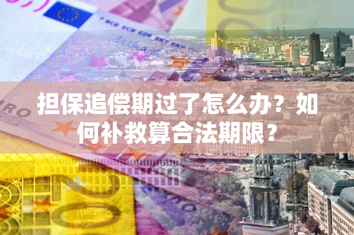 济南担保追偿期过了怎么办？如何补救算合法期限？