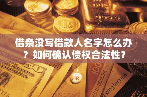 济南借条没写借款人名字怎么办？如何确认债权合法性？