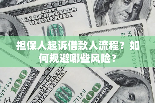 济南担保人起诉借款人流程？如何规避哪些风险？